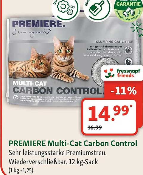 PREMIERE Multi-Cat Carbon Control