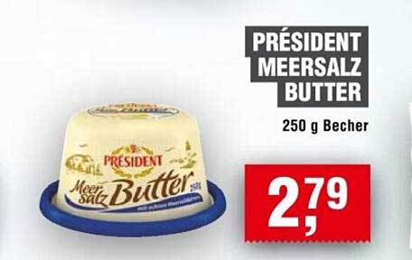 PRÉSIDENT MEERSALZ BUTTER