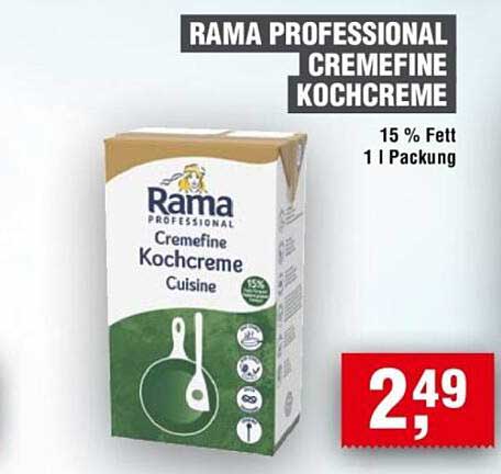 RAMA PROFESSIONAL CREMEFINE KOCHCREME