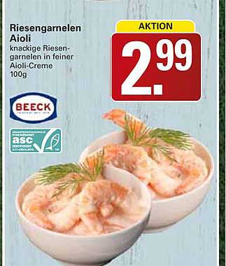 Riesengarnelen Aioli