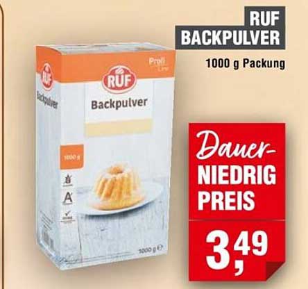 RUF BACKPULVER 1000 g Packung