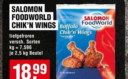 SALOMON FOODWORLD CHIK'N WINGS