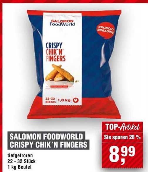 SALOMON FOODWORLD CRISPY CHIK’N FINGERS