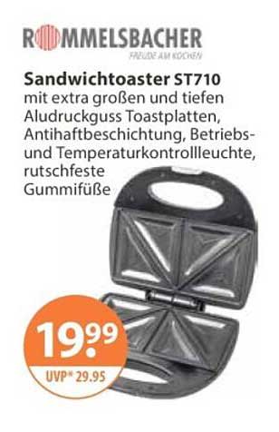 Sandwichtoaster ST710