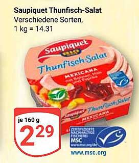 Saupiquet Thunfisch-Salat
