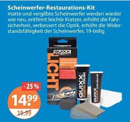 Scheinwerfer-Restaurations-Kit