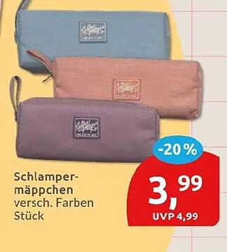 Schlamper-mäppchen versch. Farben Stück