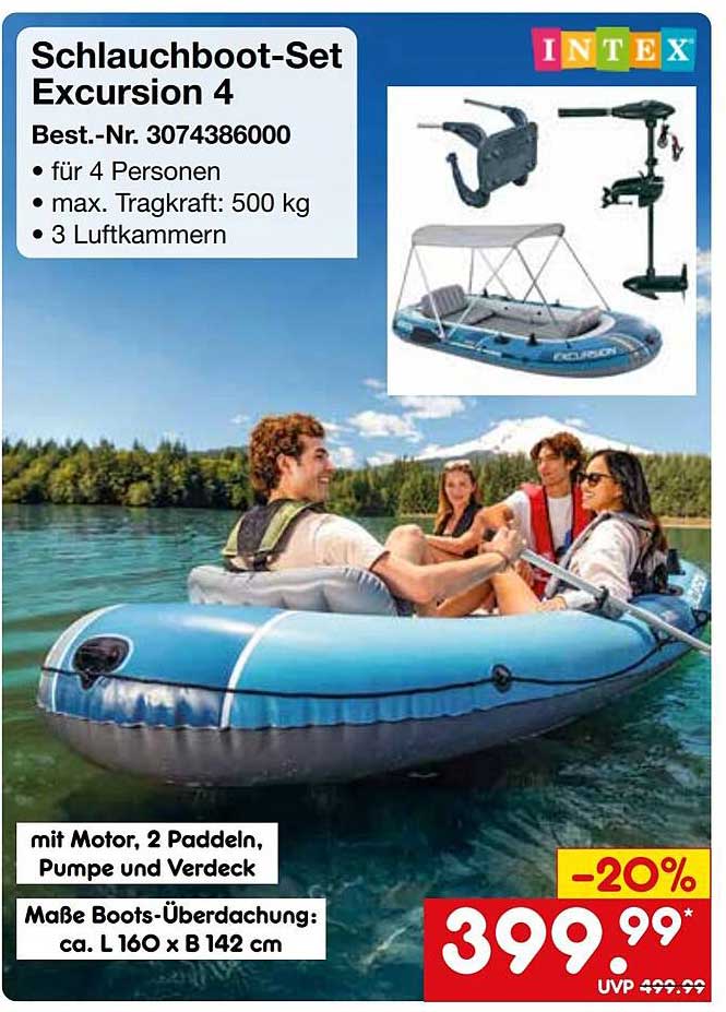 Schlauchboot-Set Excursion 4