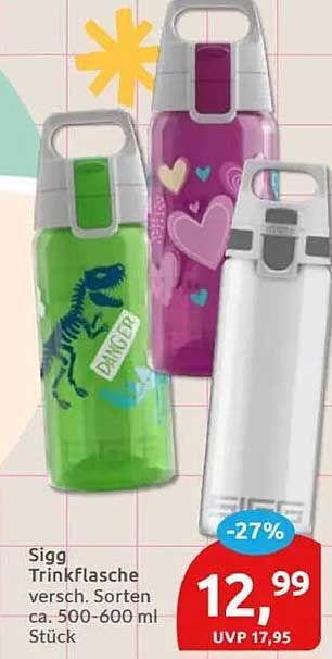 Sigg Trinkflasche versch. Sorten ca. 500-600 ml Stück