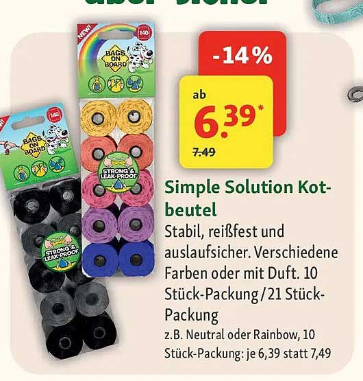 Simple Solution Kotbeutel