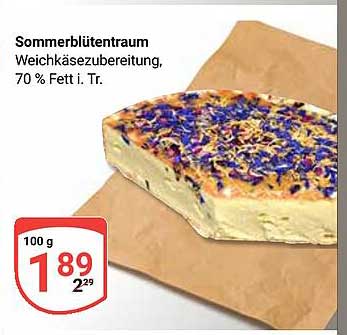Sommerblütentraum Weichkäsezubereitung, 70 % Fett i. Tr.