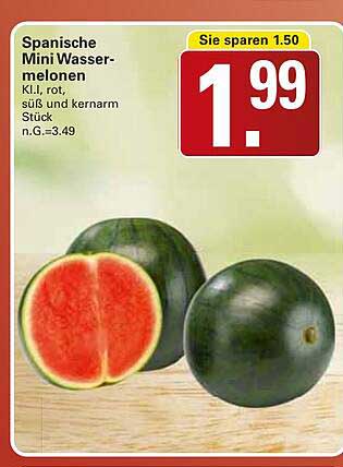 Spanische Mini Wasser-melonen