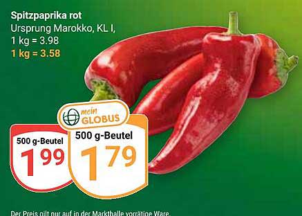 Spitzpaprika rot