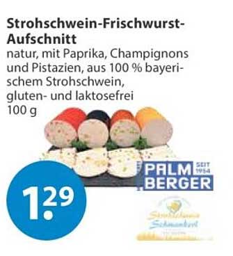 Strohschwein-Frischwurst-Aufschnitt