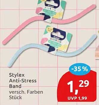 Stylex Anti-Stress Band versch. Farben Stück