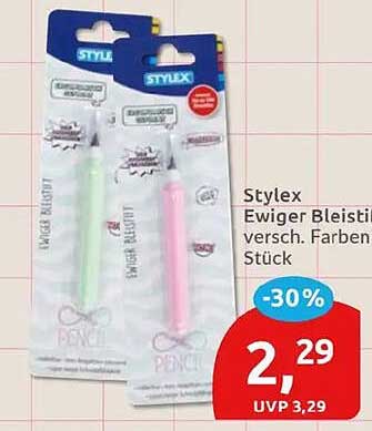 Stylex Ewiger Bleistift, versch. Farben, Stück