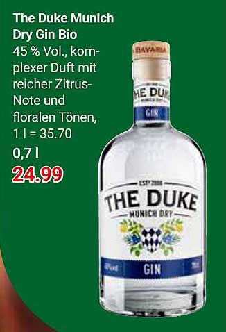 The Duke Munich Dry Gin Bio