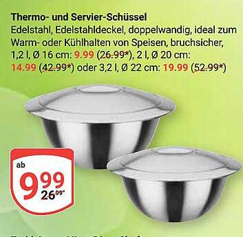 Thermo- und Servier-Schüssel