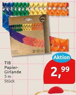 TIB Papier-Girlande 5 m Stück