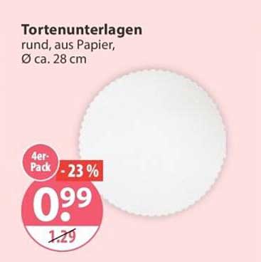Tortenunterlagen