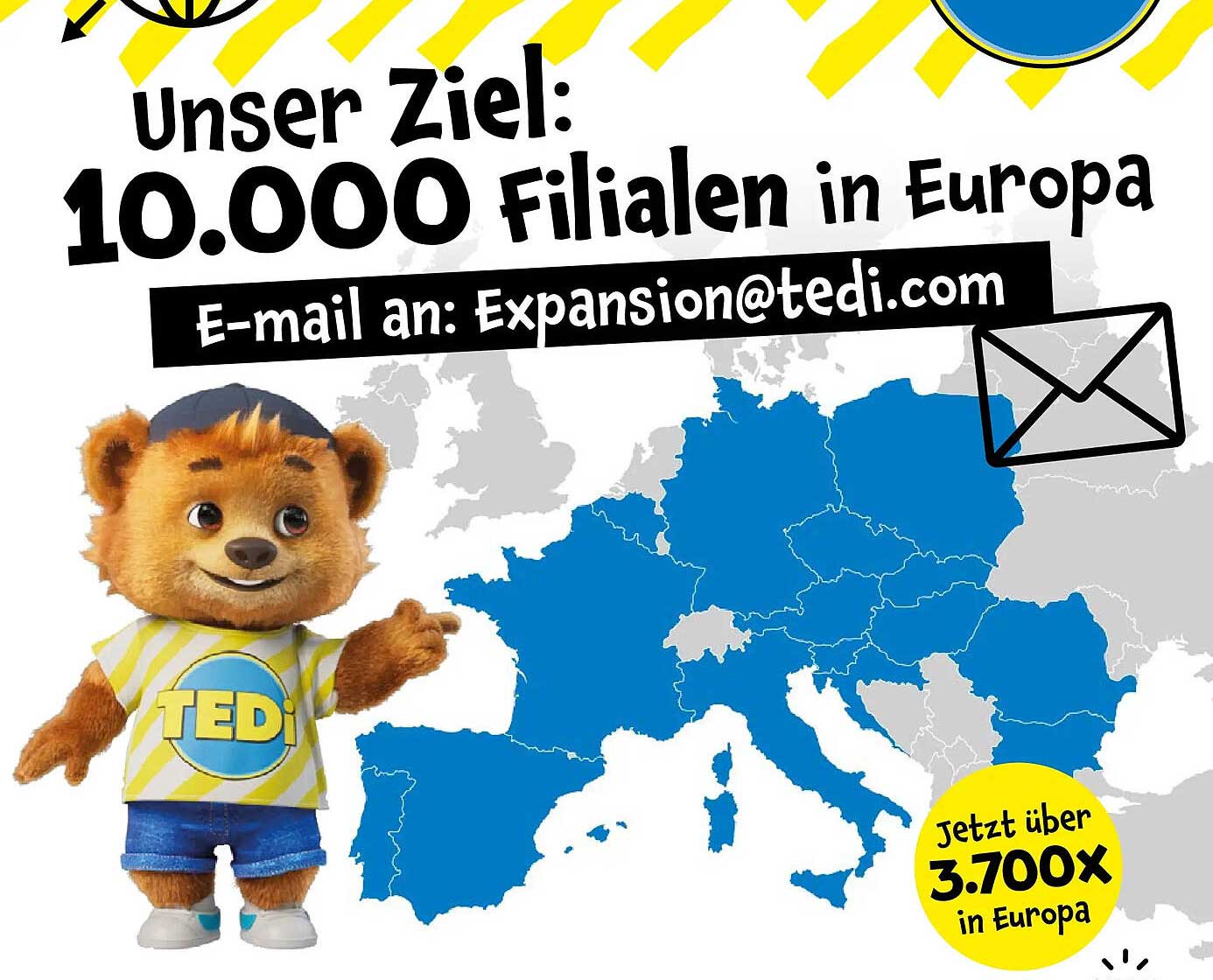 Unser Ziel: 10.000 Filialen in Europa