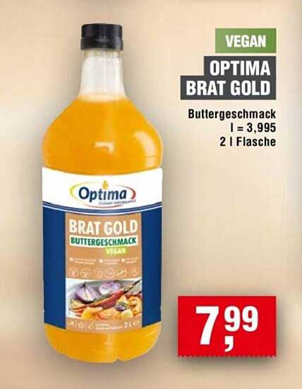 VEGAN OPTIMA BRAT GOLD Buttermgeschmack