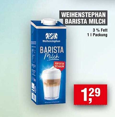 WEIHENSTEPHAN BARISTA MILCH