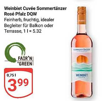 Weinbiet Cuvée Sommertänzer Rosé Pfalz DQW