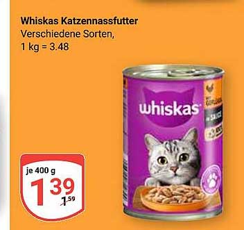Whiskas Katzennassfutter
