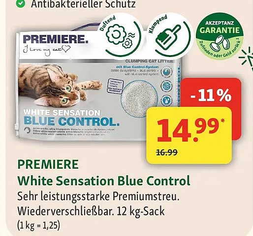 White Sensation Blue Control