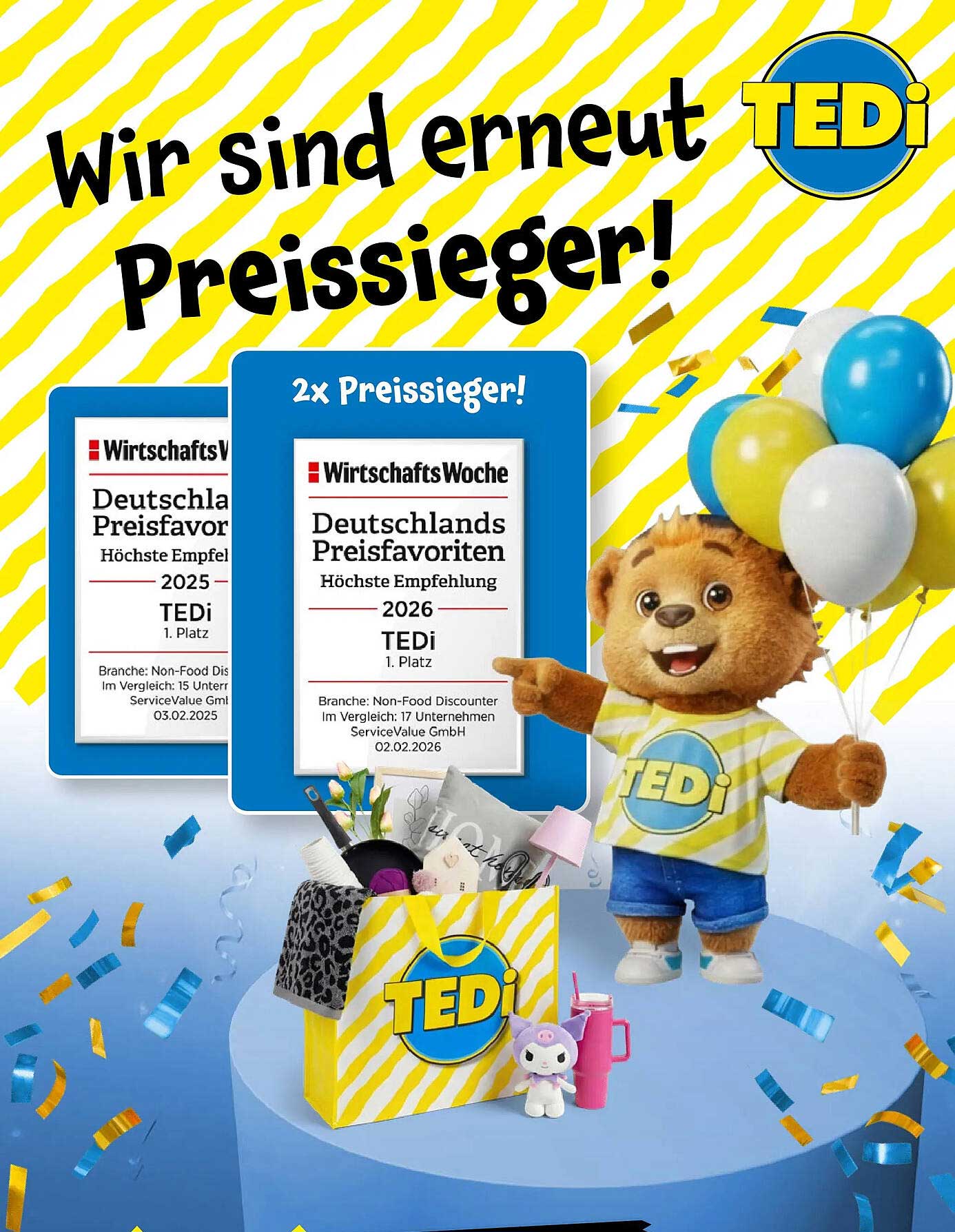 Wir sind erneut Preissieger!