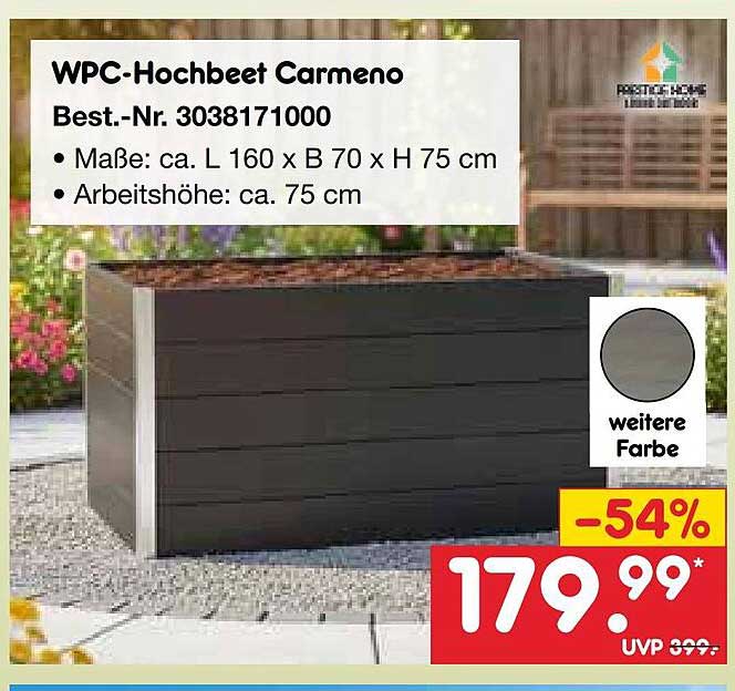 WPC-Hochbeet Carmeno