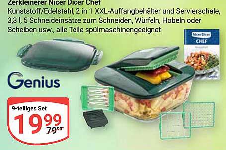 Zerkleinerer Nicer Dicer Chef