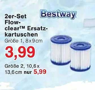 2er-Set Flowclear™ Ersatzkartuschen
