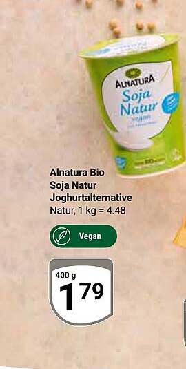 Alnatura Bio Soja Natur Joghurtalternative 400 g