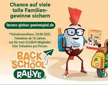 Back to School Rallye – Chance auf tolle Familiengewinne!