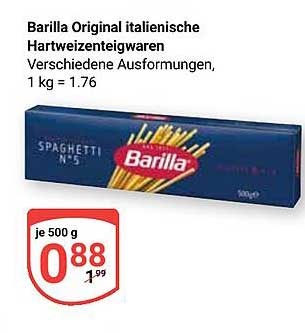 Barilla Original italienische Hartweizenteigwaren