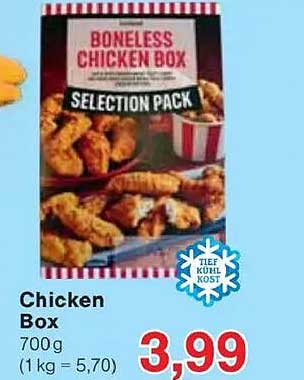 Boneless Chicken Box – 700g Auswahlpack