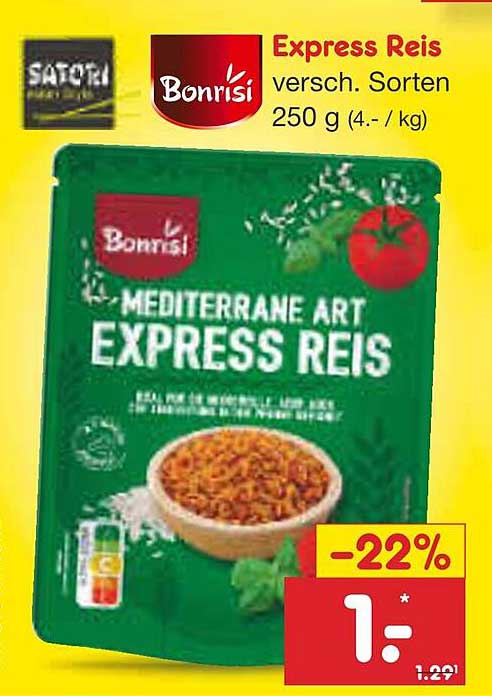 BonRisi Express Reis - Mediterrane Art 250 g