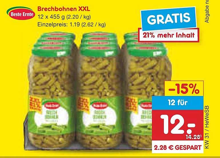 Brechbohnen XXL