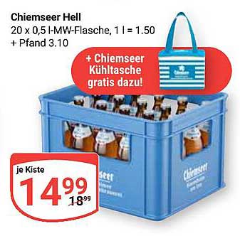 Chiemseer Hell - 20 x 0,5 l MW-Flasche