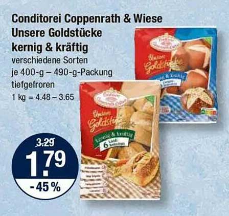 Conditorei Coppenrath & Wiese Unsere Goldstücke kernig & kräftig
