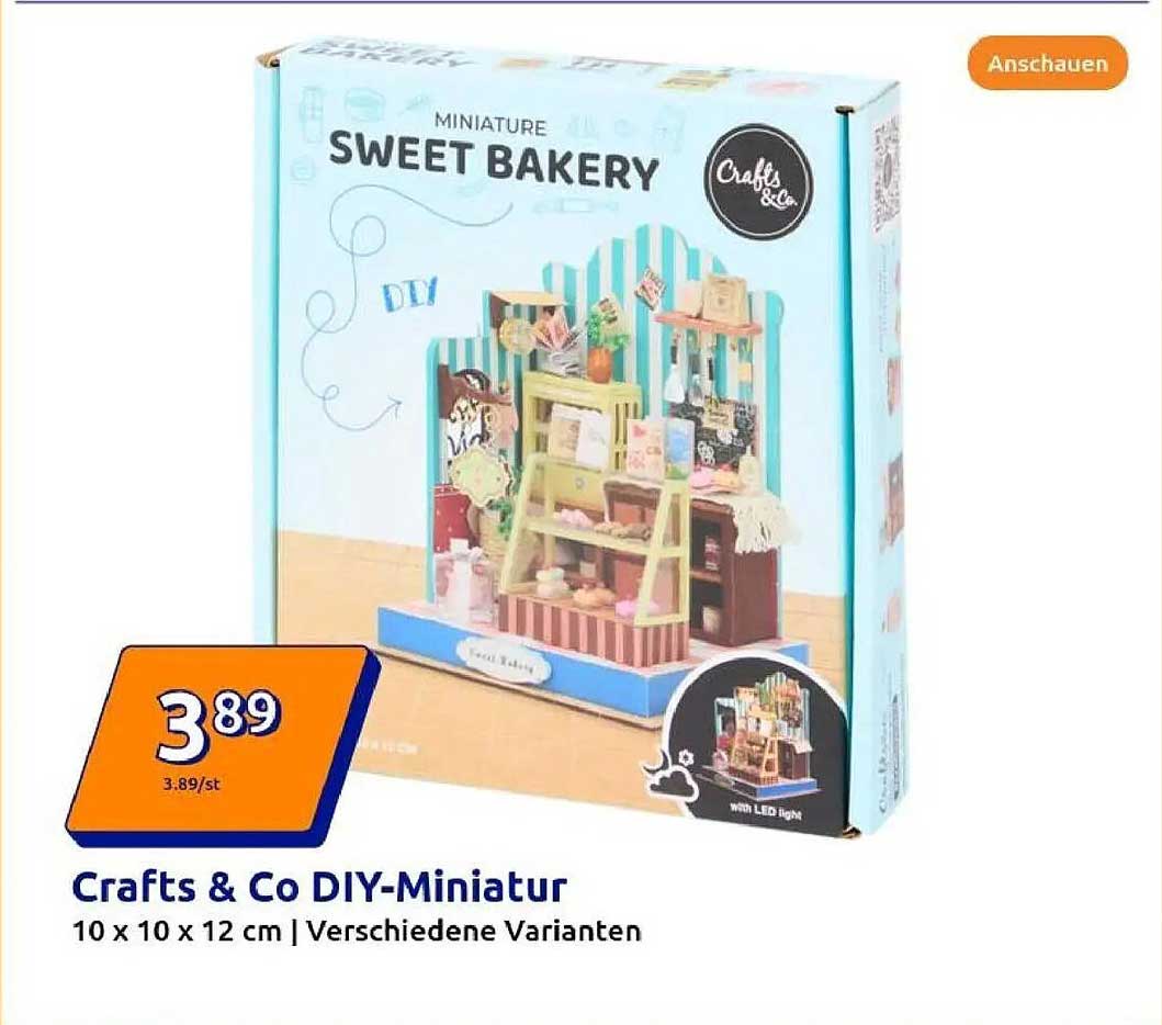 Crafts & Co DIY-Miniatur Sweet Bakery