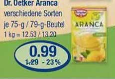 Dr. Oetker Aranca verschiedene Sorten je 75-g / 79-g-Beutel