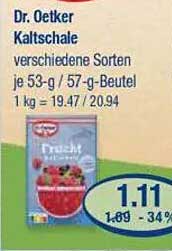Dr. Oetker Kaltschale verschiedene Sorten je 53-g / 57-g-Beutel