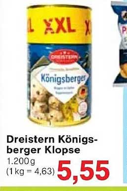 Dreistern Königsberger Klopse