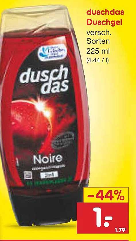 duschdas Duschgel 225 ml – diverse Sorten