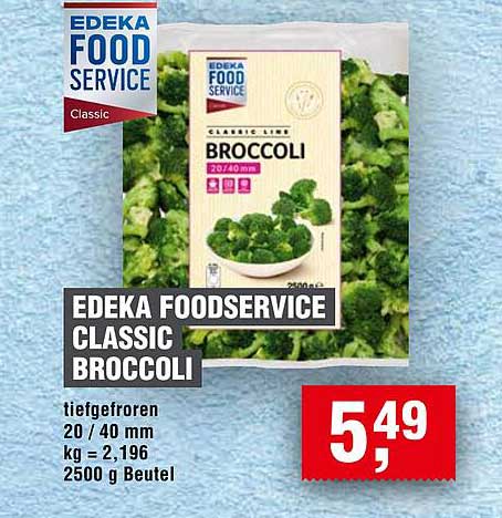EDEKA FOOD SERVICE CLASSIC BROCCOLI 2500 g