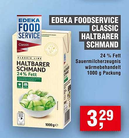 EDEKA FOODSERVICE CLASSIC HALTBARER SCHMAND 1000 g