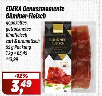 EDEKA Genussmomente Bündner-Fleisch 55 g